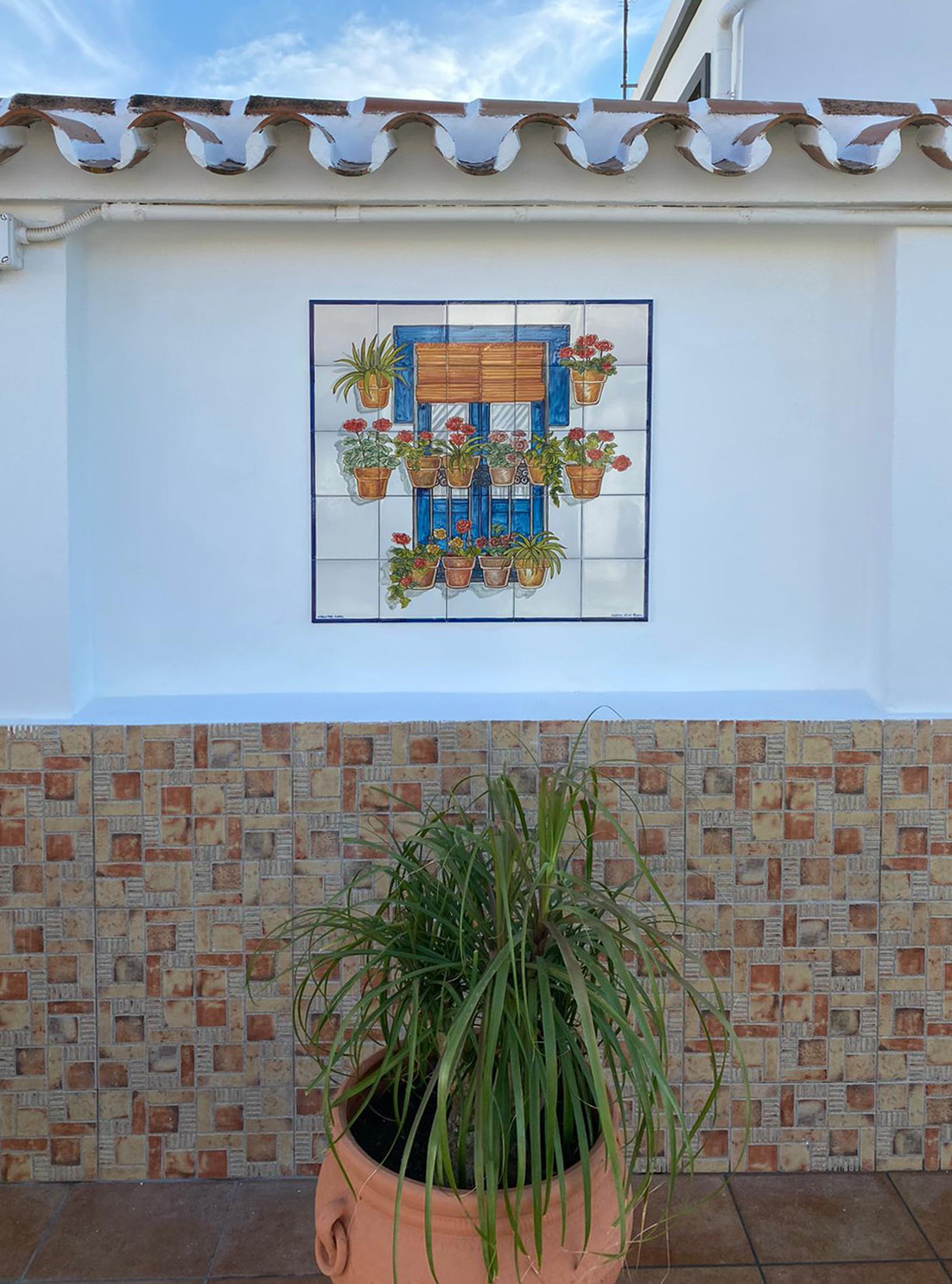 Mural de azulejos Balcón