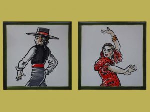 Azulejos Bailaora y Flamenco